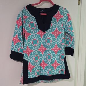 Simply Southern top with Vibrant Patterns